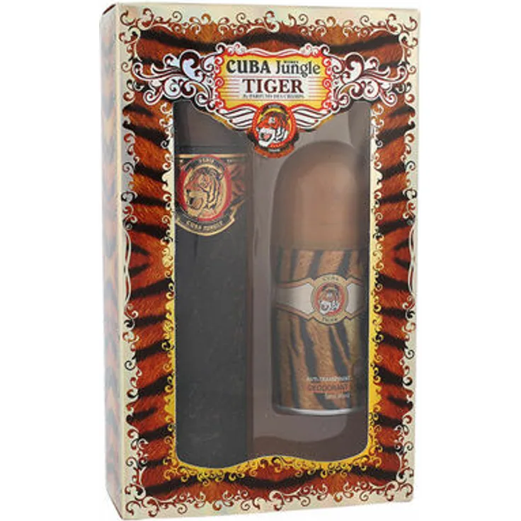 Cuba Tiger Set Eau de Parfum (EdP) 100 ml + Deodorant 50 ml