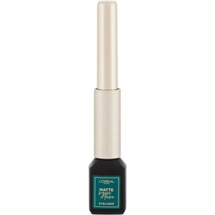 L'Oréal Matte Signature Matter flüssiger Eyeliner 3 ml Farbton 04 Emeraude Signature