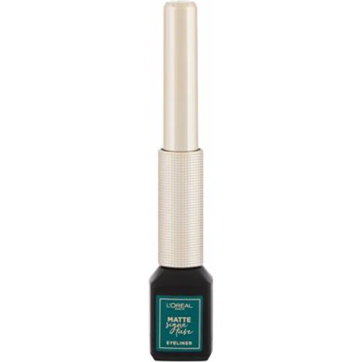 L'Oréal Matte Signature Matter flüssiger Eyeliner 3 ml Farbton 04 Emeraude Signature