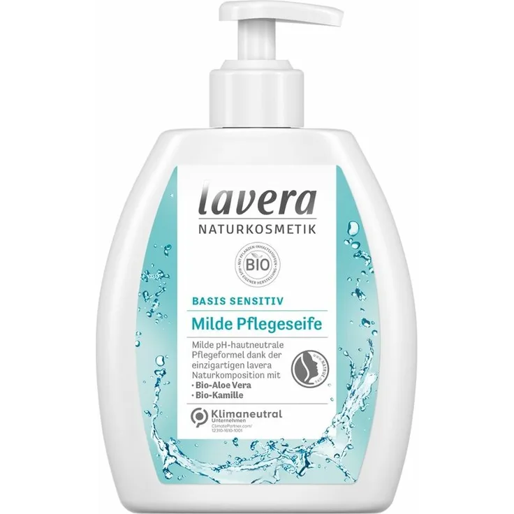 Lavera basis sensitiv milde Pflegeseife 250 ml