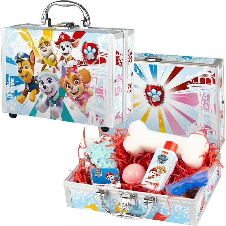 Paw Patrol Bath Fun Kinderkoffer mit Badezubehör
