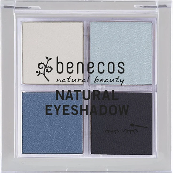 Benecos Quattro Eyeshadow true blue 4,8 g