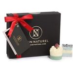 Satin Naturel Bio Badekugeln Divine Moments Geschenk-Set 6Tlg.