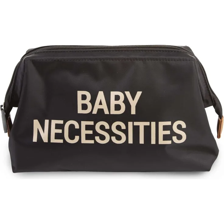 CHILDHOME Kulturbeutel Baby Necessities Schwarz Golden