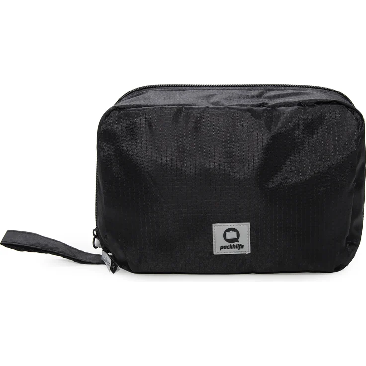 HAUPTSTADTKOFFER - Packhilfe - Reise Kosmetiktasche, Kosmetik-Organizer, Reisetasche für Reisekosmetik, Schwarz – Bild 1
