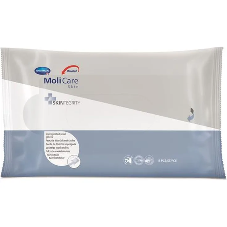 Paul Hartmann MoliCare Skin Waschhandschuhe, 8 Stück
