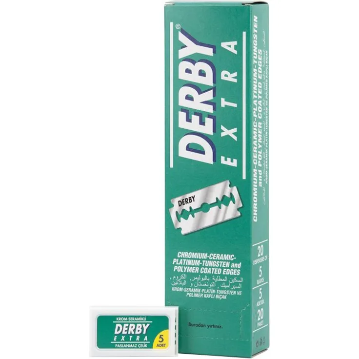 Derby Extra Double Edge Rasierklingen 100 Stück