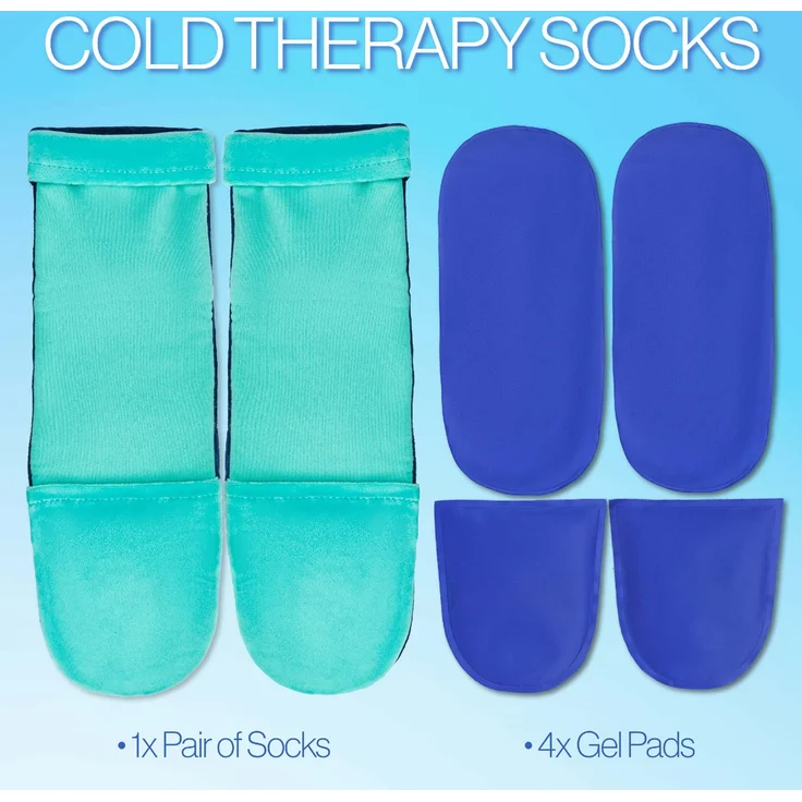 Venicce Love Hot Cold Socks Kalt-Warm Socken mit Kühlpads Wärme- und Kältetherapie für beanspruchte Füße - Preisvergleich – Bild 3