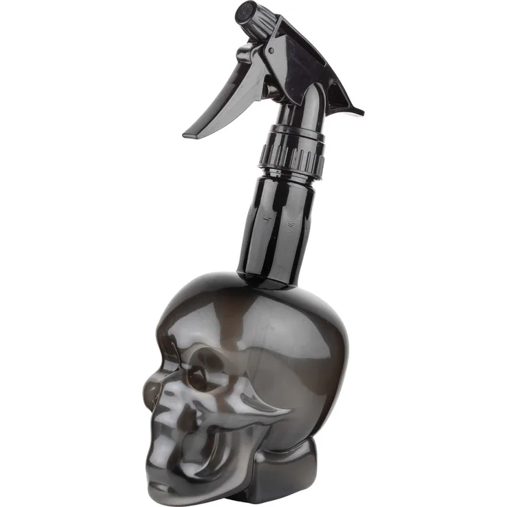 Barber Skull Wassersprühflasche in Grau 500 ml