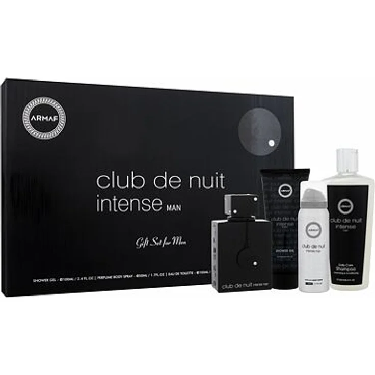Armaf Club de Nuit Intense Set Eau de Toilette (EdT) 105 ml + Duschgel 100 ml + Deodorant 50 ml + Shampoo 250 ml