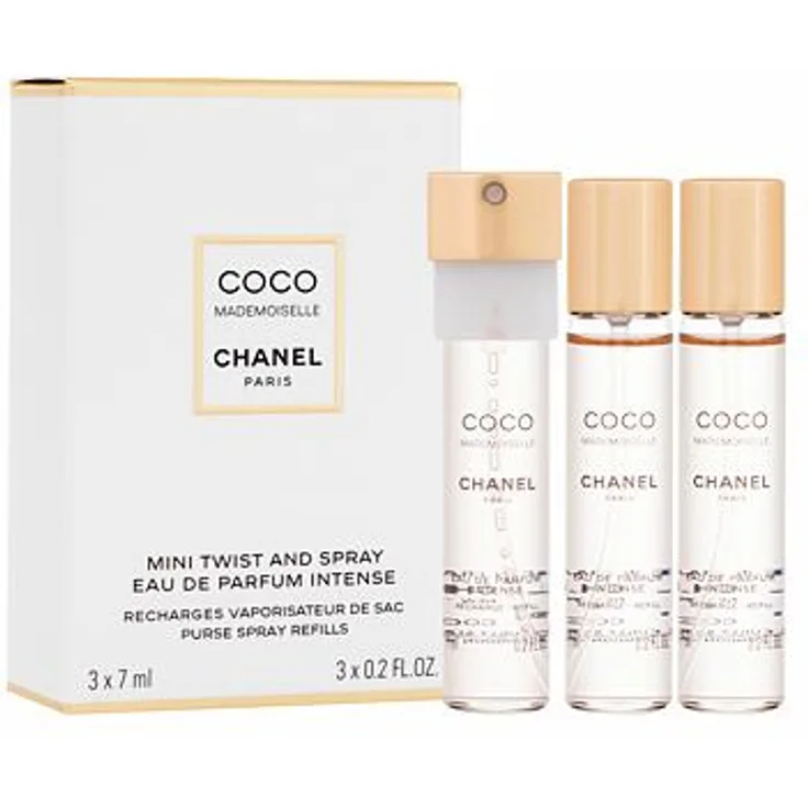 Chanel Coco Mademoiselle Intense Eau de Parfum (EdP) Nachfüllung 3 x 7 ml