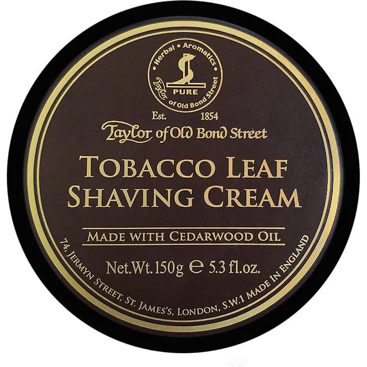 Taylor of Old Bond Street Taylor of Old Bond Street Tobacco Leaf Rasiercreme Tiegel 150 g