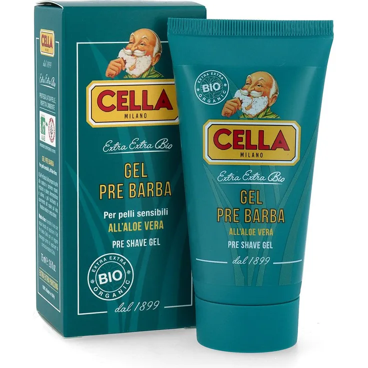 Cella BIO Pre Shave Gel mit Aloe vera 75 ml