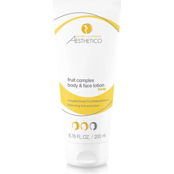 Aesthetico Fruit Complex Body & Face Lotion, 200 ml Intensivpflege – Bild 1