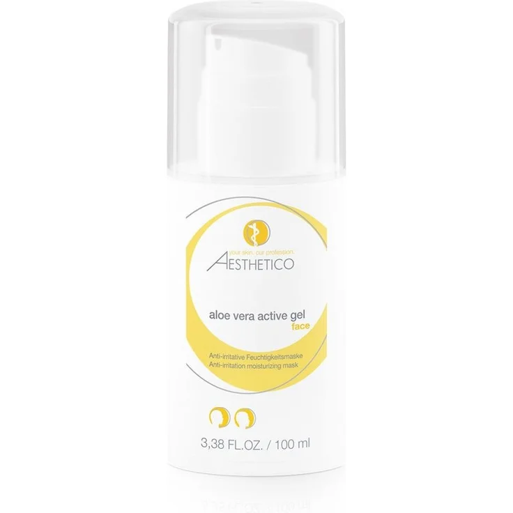 Aesthetico Aloe Vera Active Gel, 100 ml Intensivpflege – Bild 1
