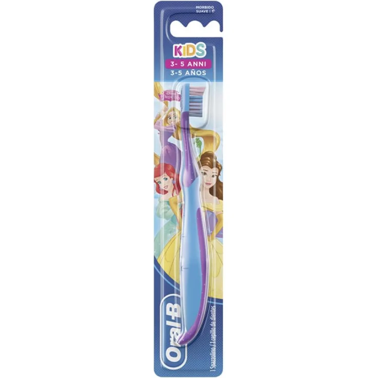 Oral-B Kids Disney Princess Handzahnbürste für Kinder ab 3-5 Jahren