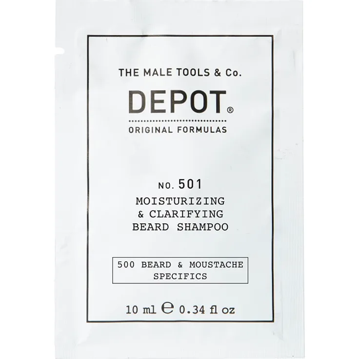 Depot No. 501 Moisturizing & Clarifying Beard Shampoo 10 ml