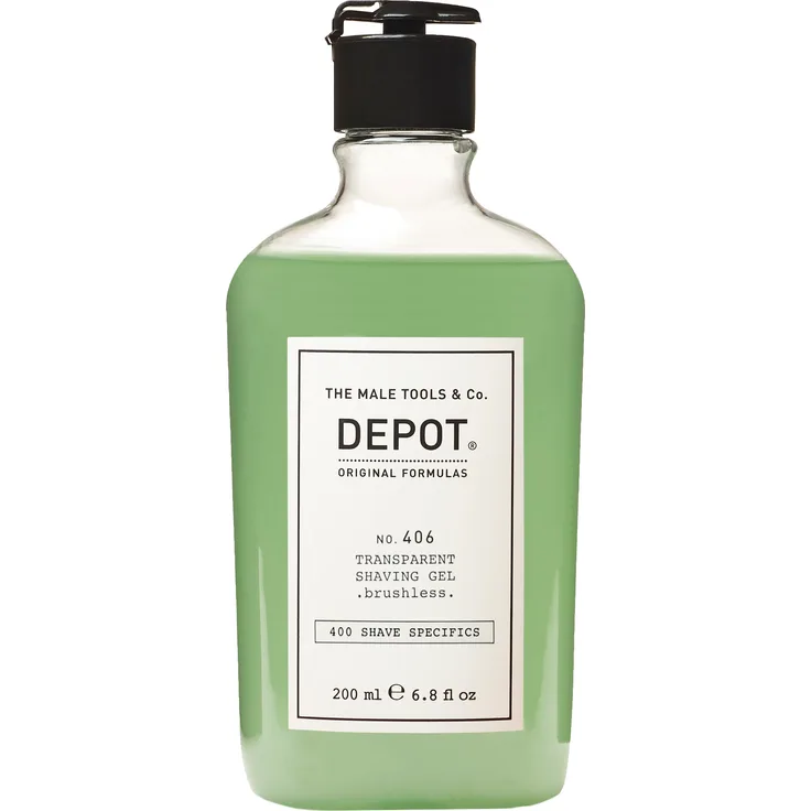 Depot No. 406 Transparent Shaving Gel Brushless 200 ml