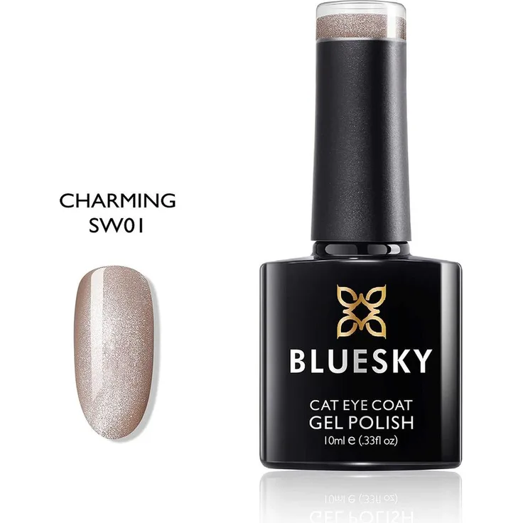 Bluesky Bluesky SW01 Cat Eye 5D Charming UV Gel Nagellack 10 ml