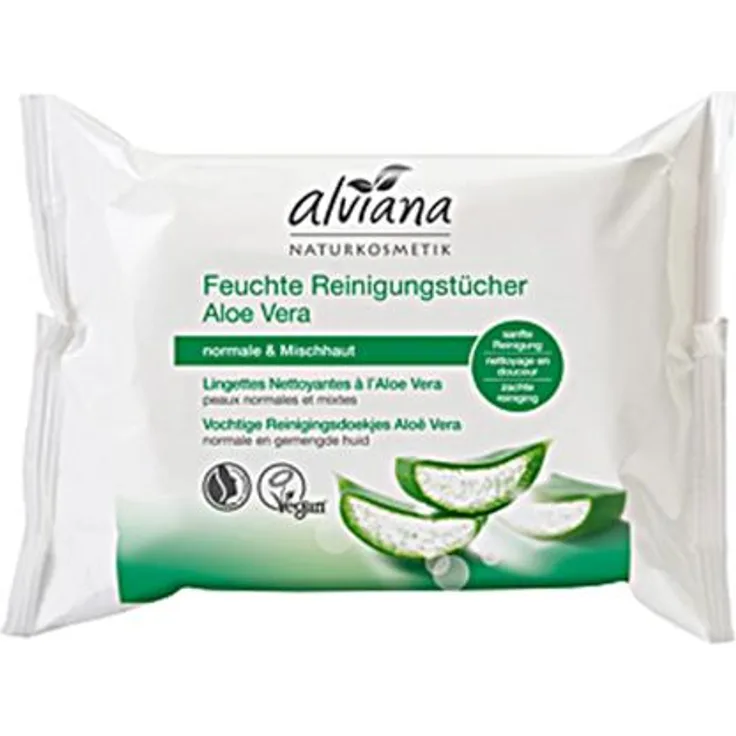 Alviana Feuchte Reinigungstücher 25 Stück
