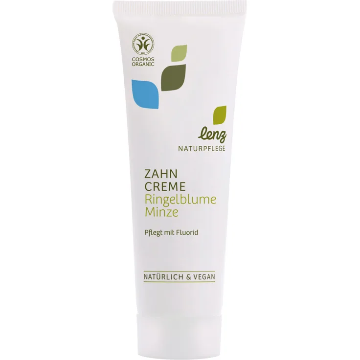 Lenz Zahncreme Ringelblume Minze mit Fluorid 75 ml