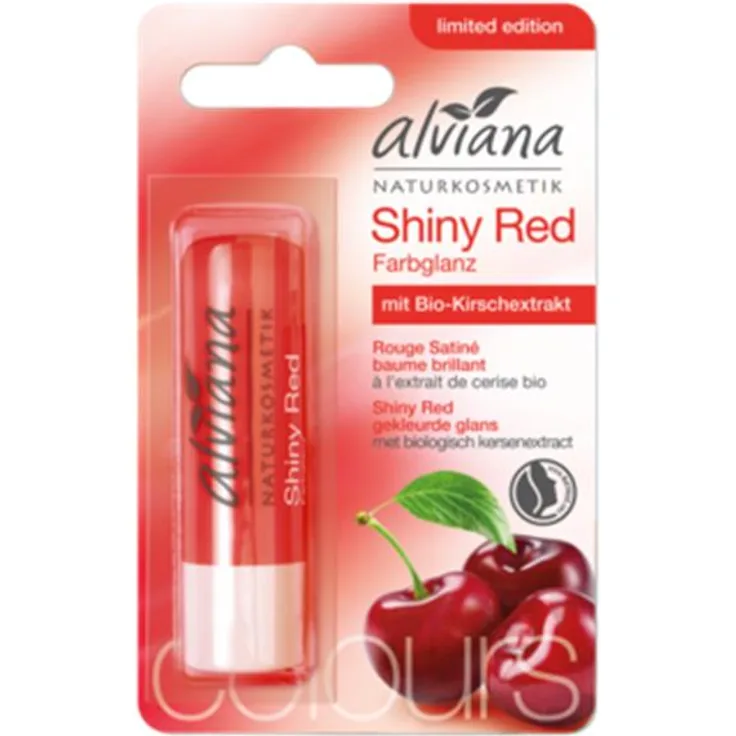 Alviana Lippenpflege Shiny Red 4,5 g