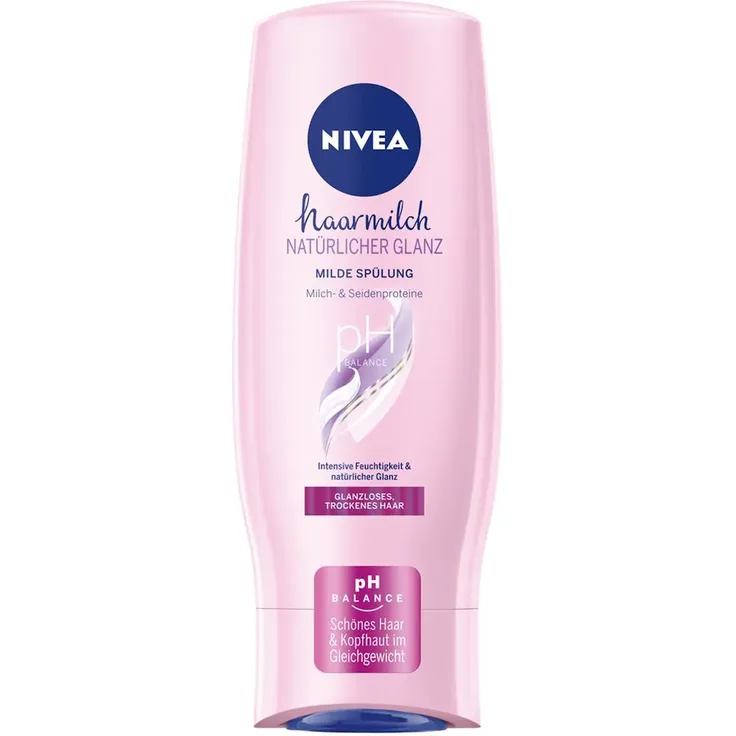 Nivea Haarmilch Natürlicher Glanz Milde Spülung Conditioner 200 ml