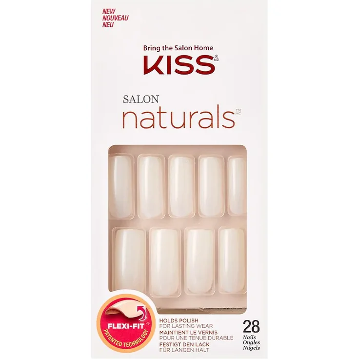 KISS Salon Natural Nail Kunstnägel & Nageldesign Go Rouge