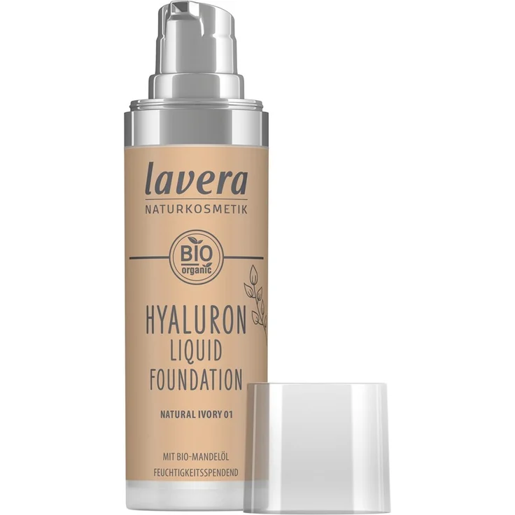 Lavera Hyaluron Liquid Foundation 30 ml Nr. 02 - Cool Ivory – Bild 1