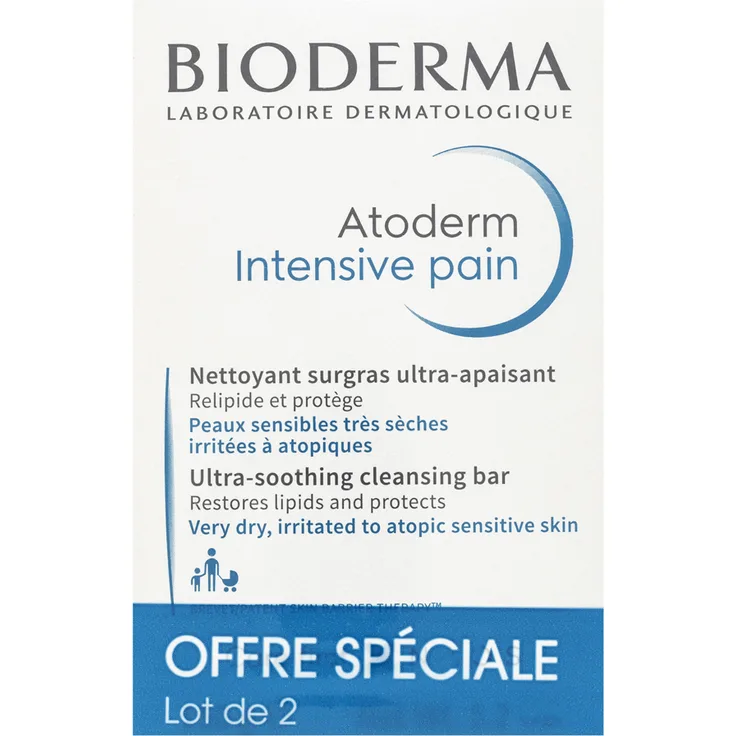 Bioderma Atoderm Pain Cleansing Ultra-Rich Soap 2 x 150 g