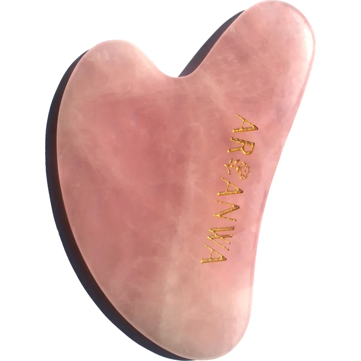 ARI ANWA Skincare Gua Sha Rosenquarz – Bild 1