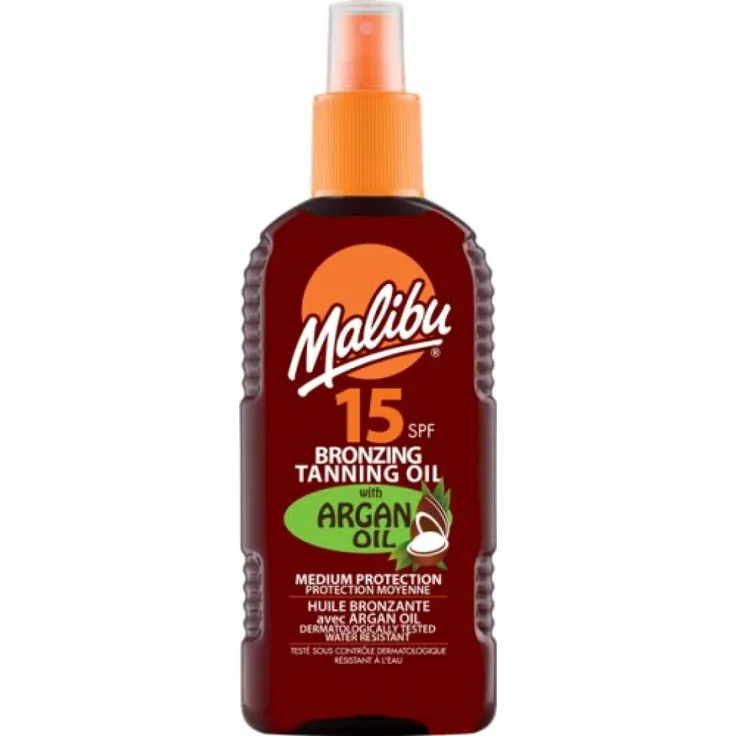 Malibu Bronzing Bräunungsöl Arganöl SPF 15 200 ml