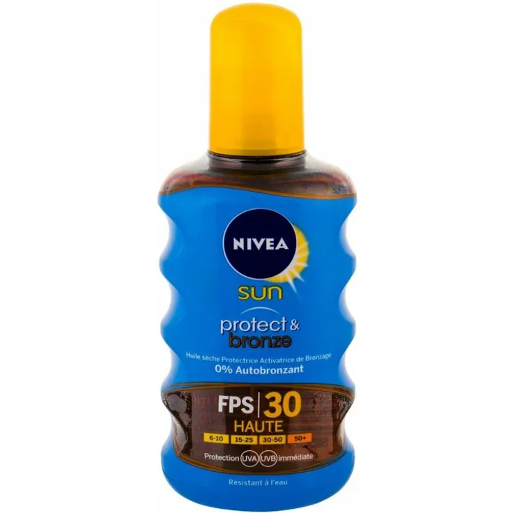 Nivea Sun Protect Bronze Oil Spray 200ml  Sonne Körperlotion SPF30