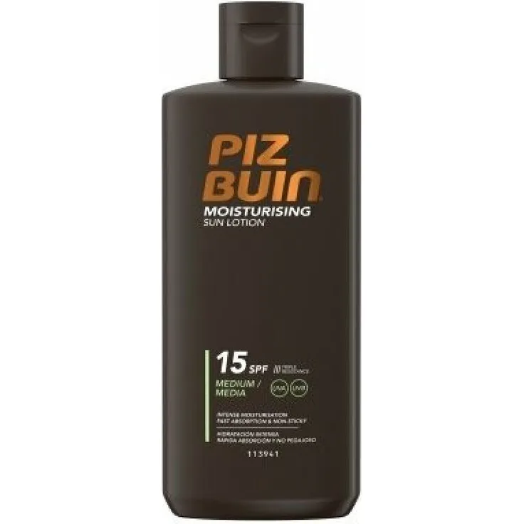 Piz Buin Feuchtigkeitsspendende Feuchtigkeits-Sonnenschutz-Lotion SPF 15 200 ml