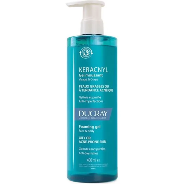 Ducray Gel Keracnyl Gel Moussant 400 ml