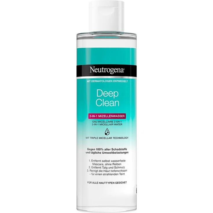 Neutrogena Deep Clean 3-in-1 Mizellenwasser 400 ml – Bild 1