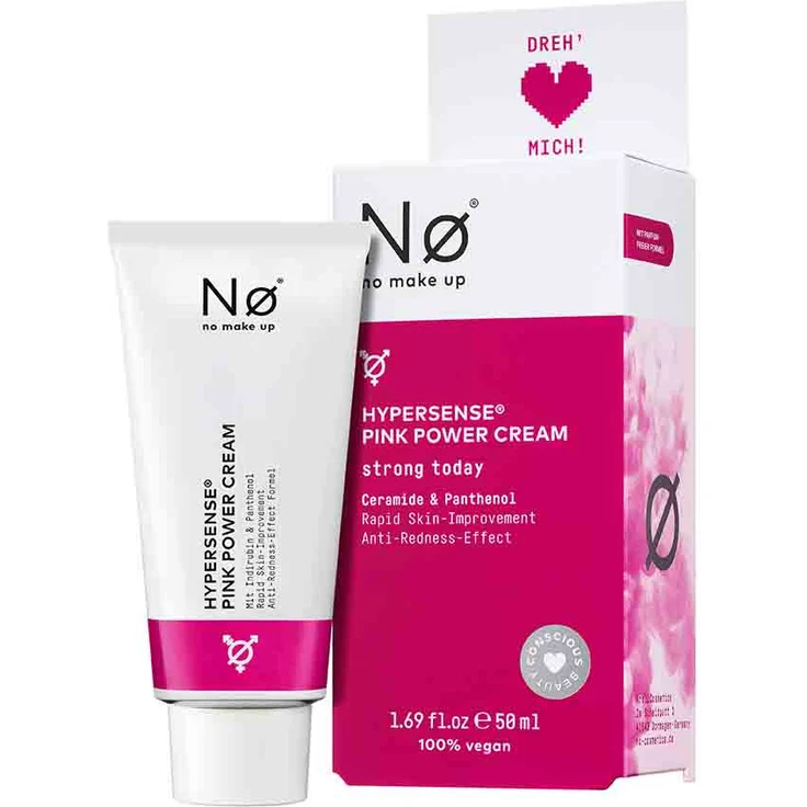 Nø Cosmetics Gesichtspflege Hypersense Pink Power Cream -reichhaltige Tagespflege 50 ml – Bild 1