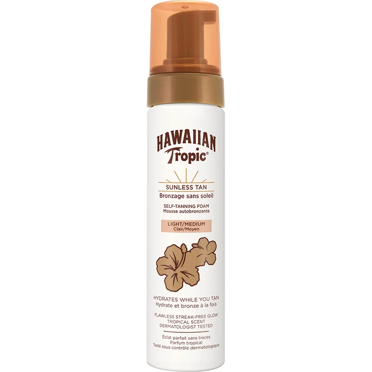 Hawaiian Tropic Self-Tanning-Foam Light/Medium 200 ml – Bild 1