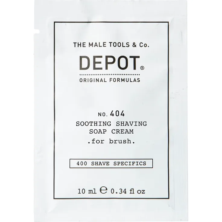 Depot No. 404 Soothing Shaving Soap Cream for Brush 10 ml