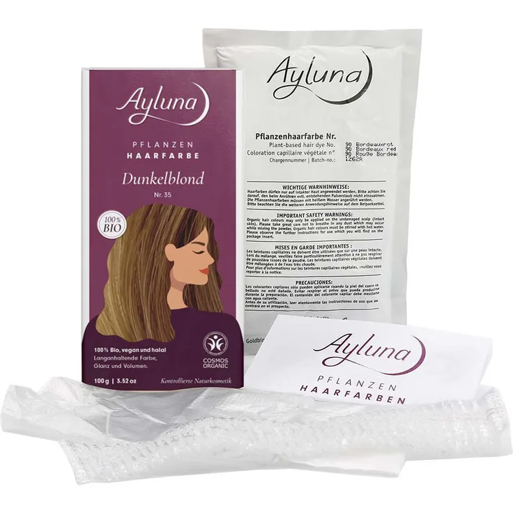 Ayluna Pflanzenhaarfarbe Dunkelblond 100 g