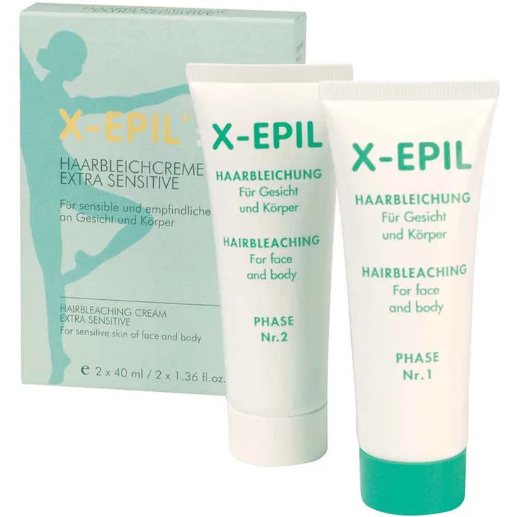 X-EPIL Haarbleichcreme Extra Sensitiv 2 x 40ml