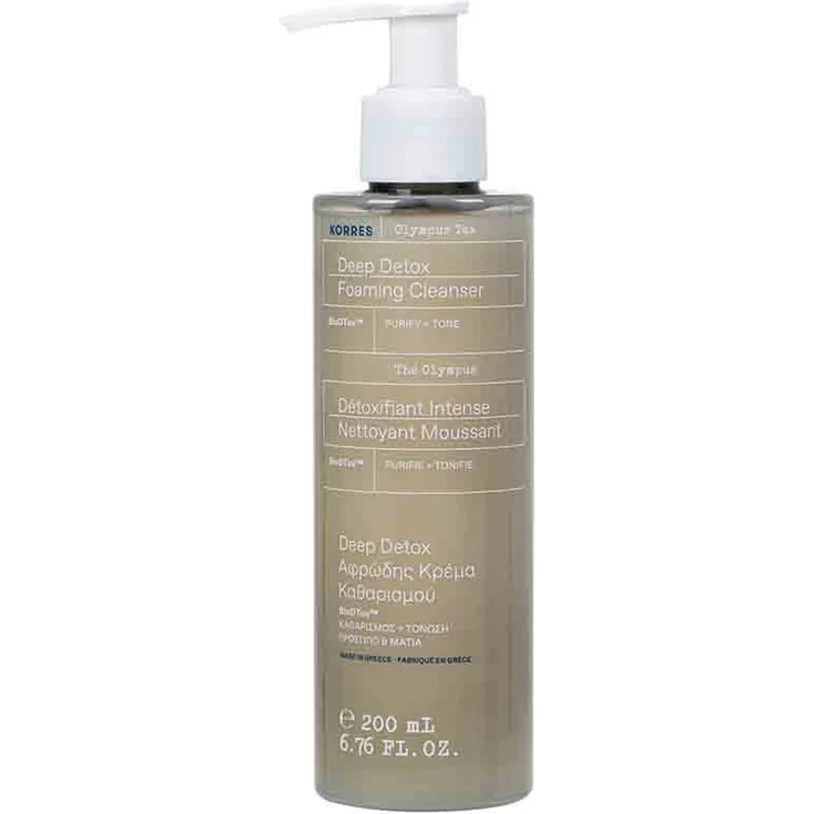 KORRES Gesichtsreinigung OLYMPUS TEA Detox Reinigungscreme 200 ml – Bild 1