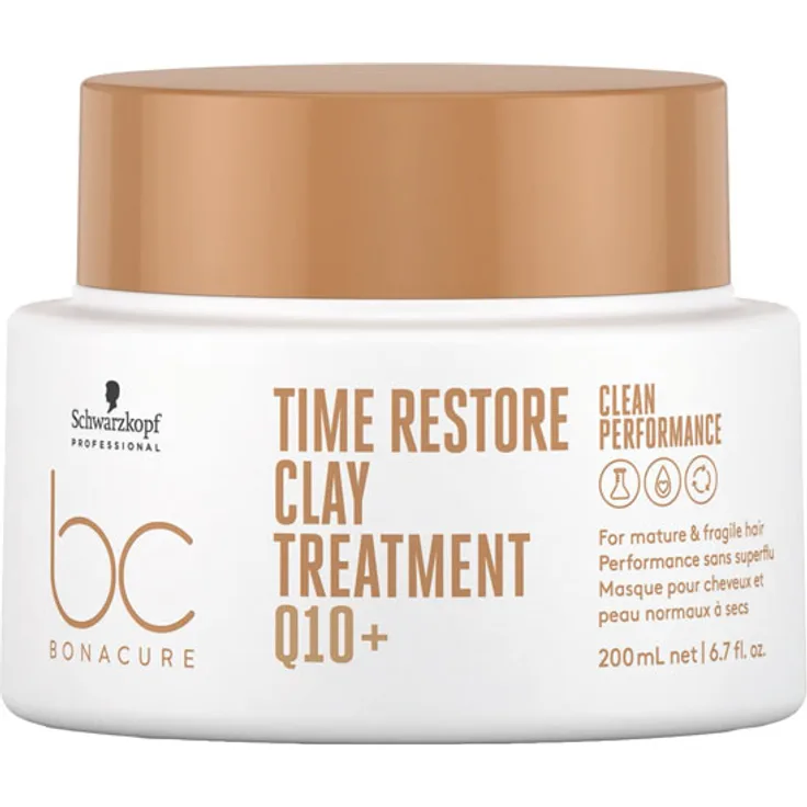 Schwarzkopf Professional Bonacure Q10+ Time Restore Clay Treatment 200 ml