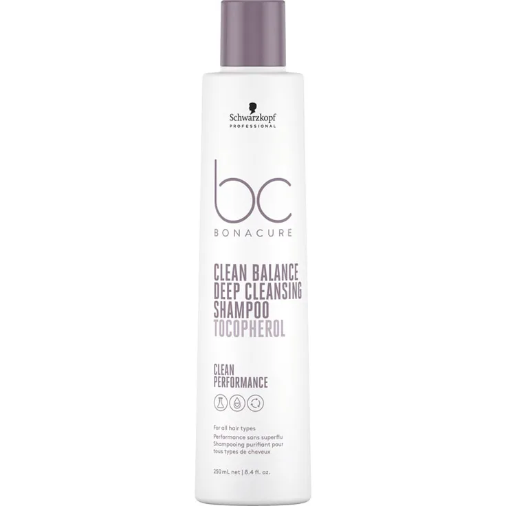 Schwarzkopf Professional Bonacure Tocopherol Clean Balance Deep Cleansing Shampoo 250 ml
