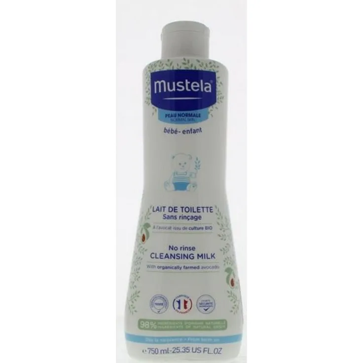 Mustela Milch Bébé Lait de Toilette 750 ml