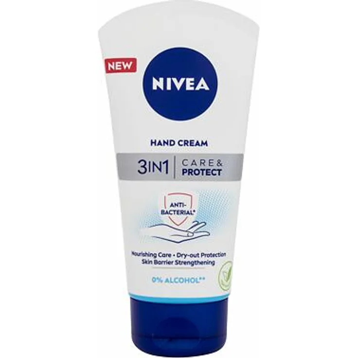 Nivea Care & Protect 3in1 Feuchtigkeitsspendende und nährende Handcreme 75 ml