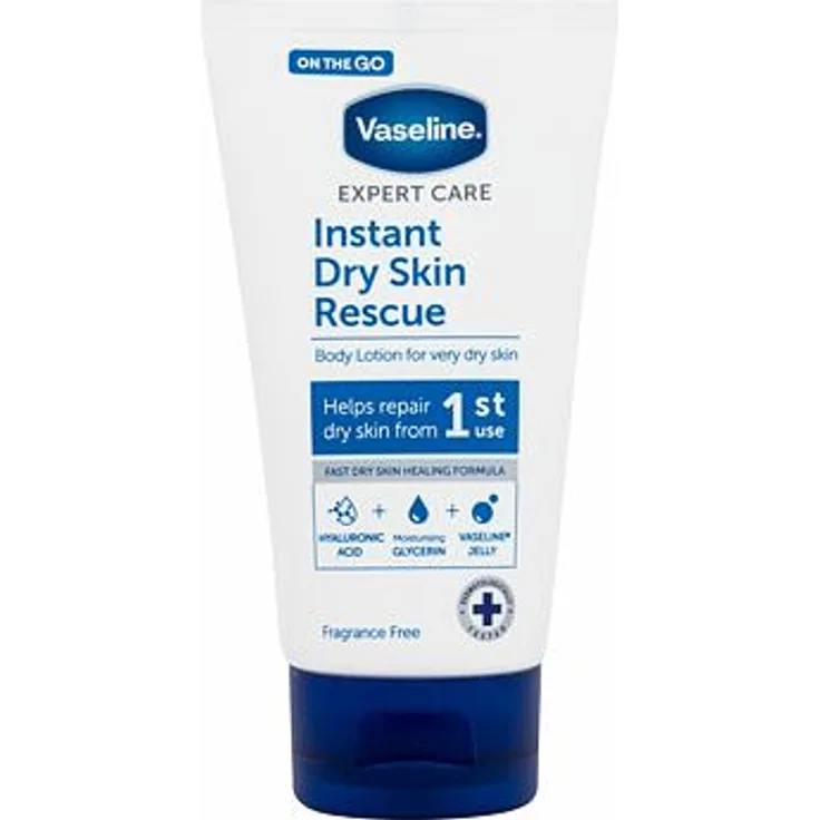 Vaseline Expert Care Instant Dry Skin Rescue Erneuernde Körpermilch für sehr trockene Haut 75 ml