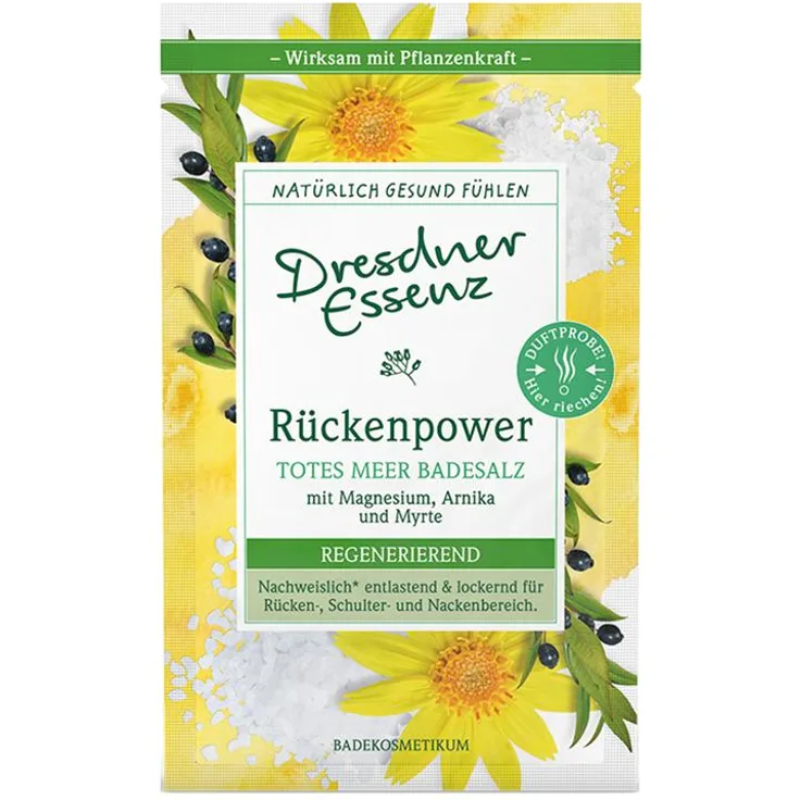 Dresdner Essenz Totes Meer Salz Rückenpower Badesalz & Badebomben 60 g