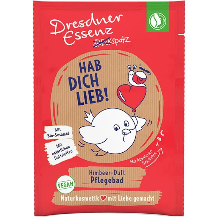 Dresdner Essenz Pflegebad Hab dich lieb Badesalz & Badebomben 50 g