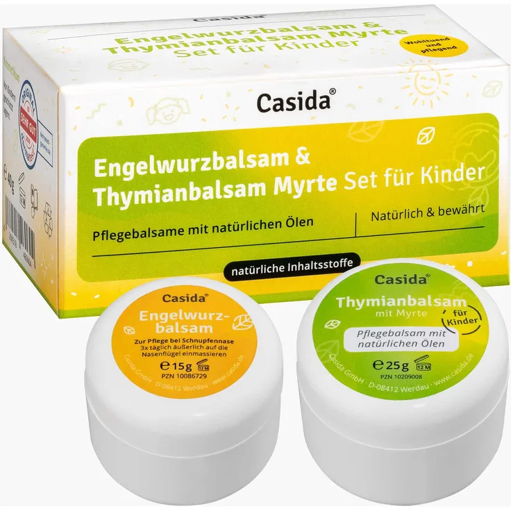 Casida ENGELWURZBALSAM & Thymianbalsam m.Myrte Kinder Set Gesichtscreme 40 g